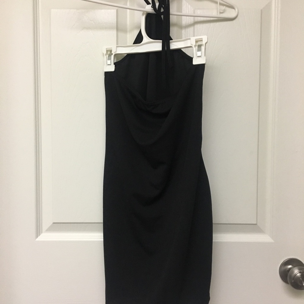 HALTER BODYCON DRESS - Picture 2 of 4